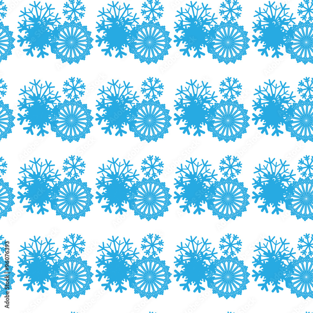 Snowflake vector pattern Snowflake vector pattern