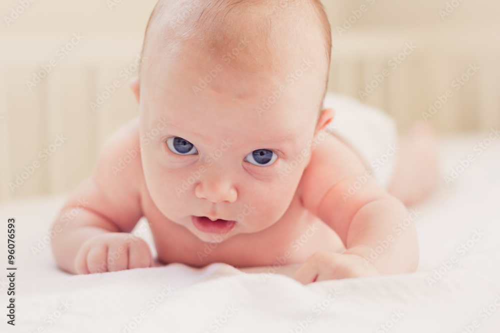 Portrait of newborn baby Portrait of newborn baby