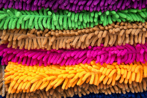 Cuadro en lienzo colorful knitting wool crewel tangles of yarn and thread