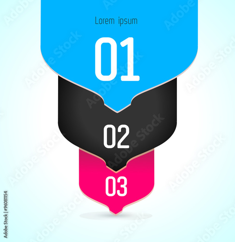 Modern, abstract infographics elements 