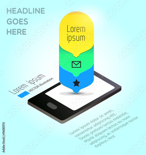 Modern Infographics element