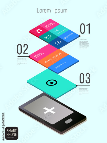 Modern Infographics element
