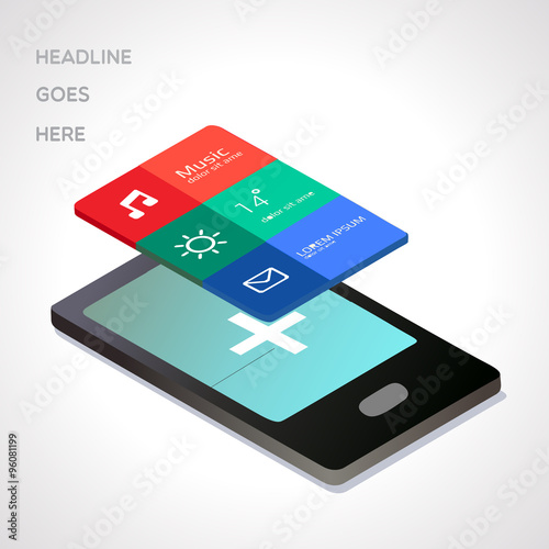 Modern Infographics element