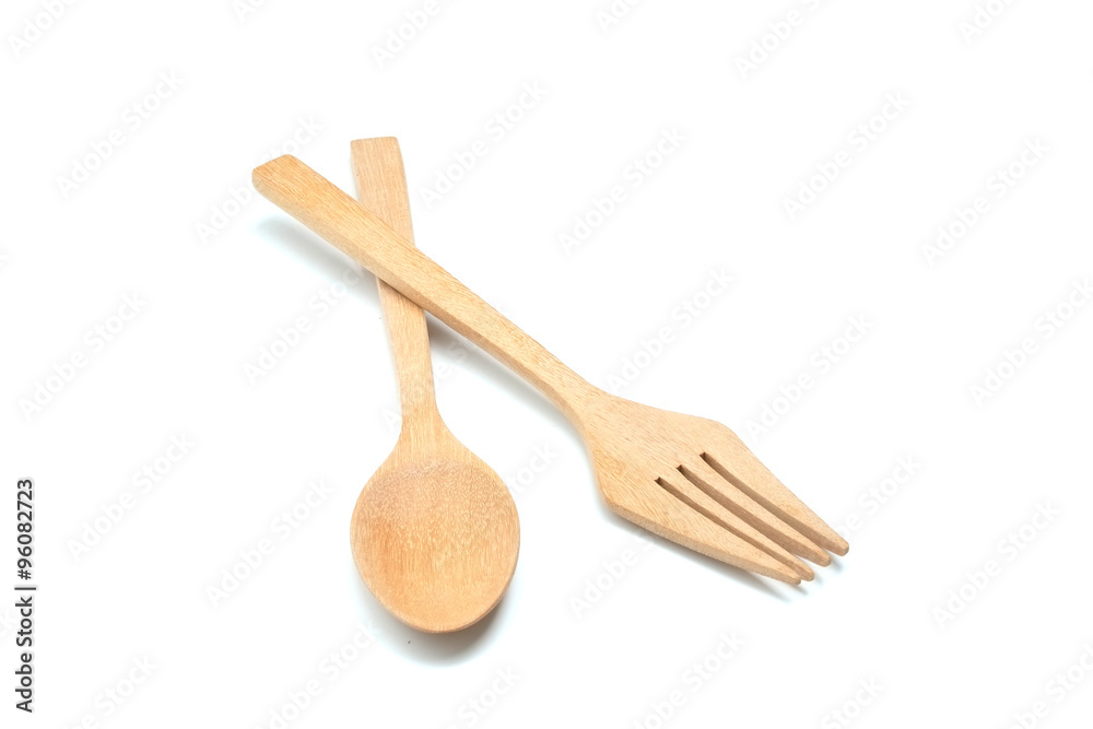 Wooden Spoon isolated on white background Wooden Spoon isolated on white background