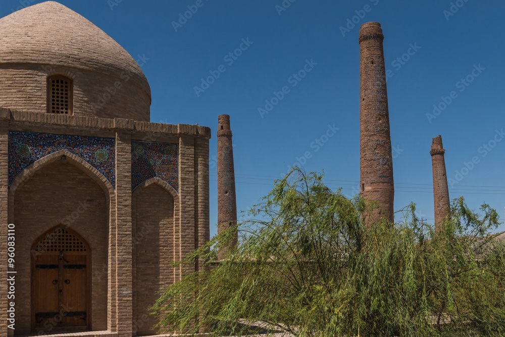 moschee und minaretts musalla komplex herat - afghanistan