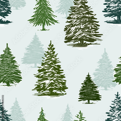 christmas trees pattern