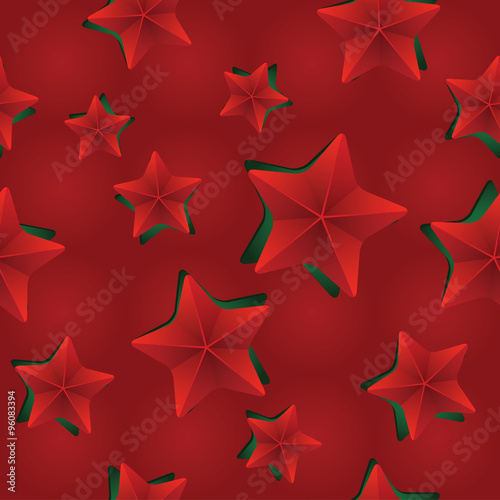 Vector seamless Christmas pattern with clipped stars. Holiday theme. For wrapping paper, wallpapers, web site background, textile