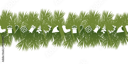 Flat Style Christmas Banner