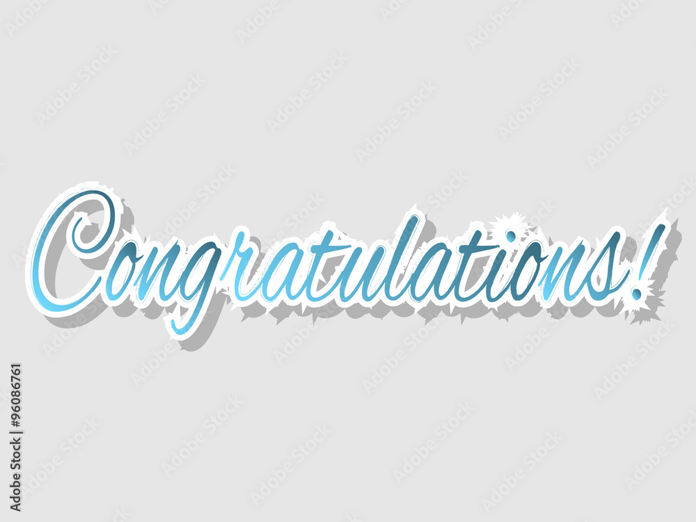 Congratulations banner Congratulations banner