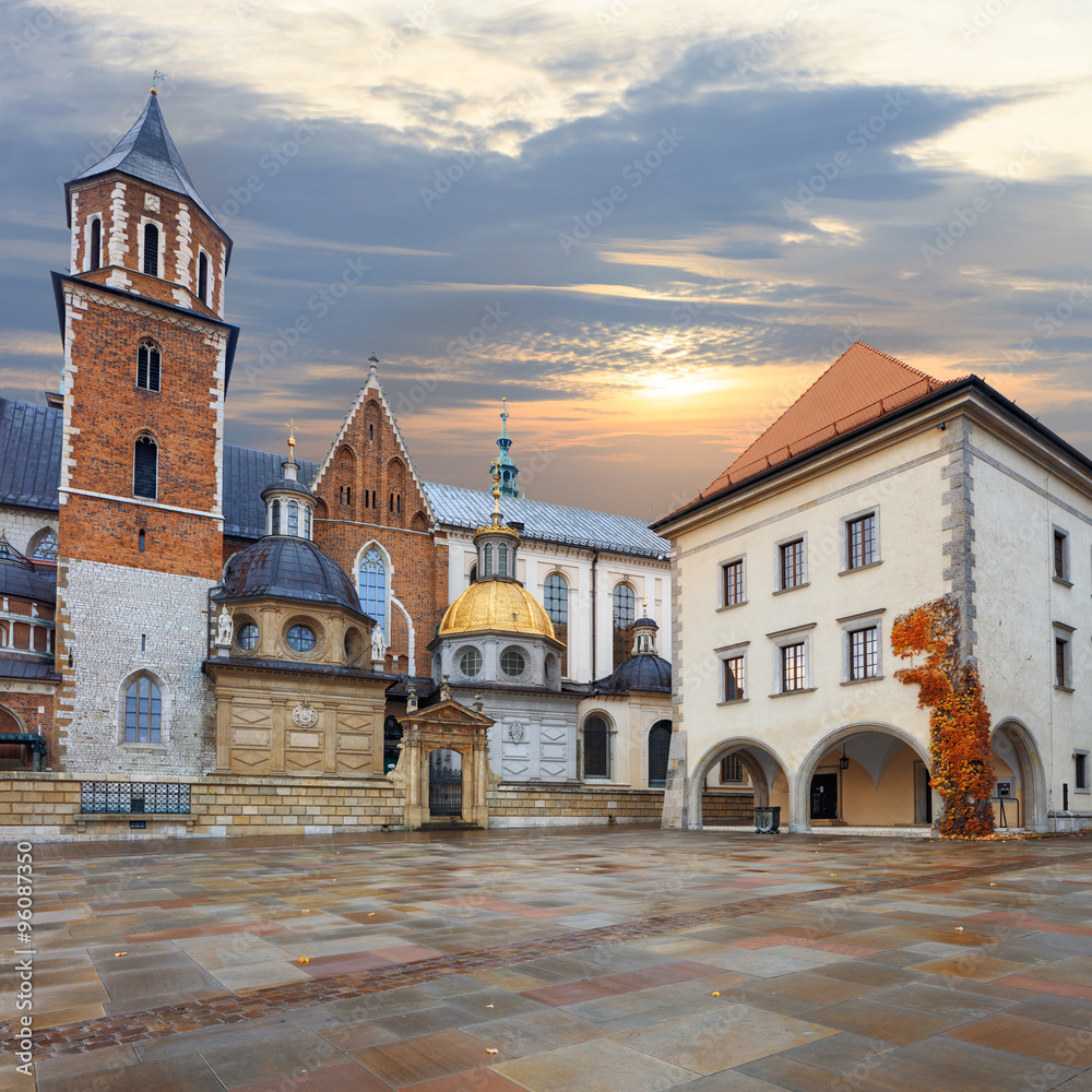 Obraz premium Krakow Wawel Royal Castle
