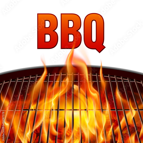 BBQ grill fire