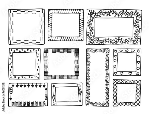  Hand-drawn frames