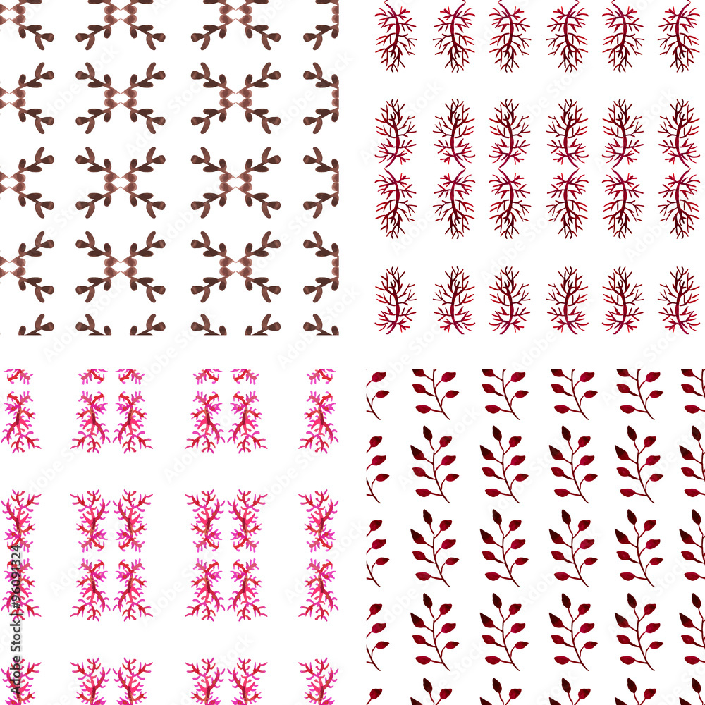 Seamless abstract hand-drawn  pattern.