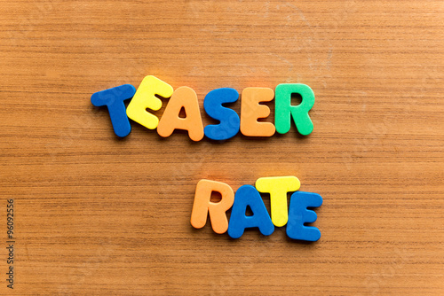 Obraz na płótnie teaser rate