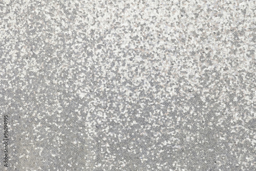 Silver sequined fabric