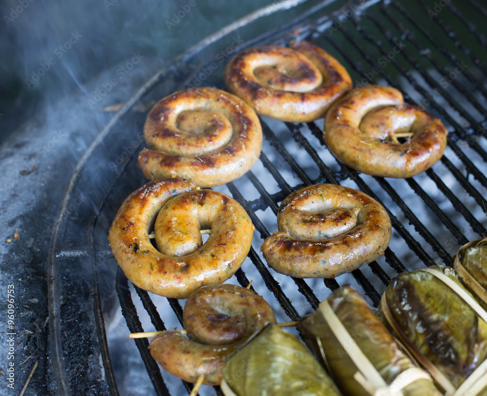 Sai Aua or Notrhern Thai Style Sausage Sai Aua or Notrhern Thai Style Sausage