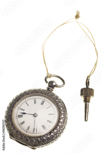 antique pocket isolated on white