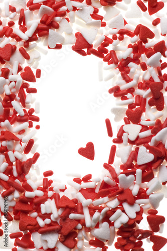 Valentine heart sprinkles