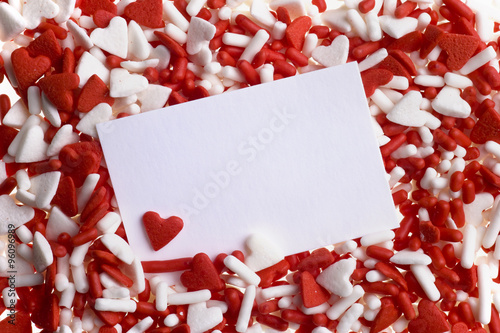 Valentine heart sprinkles