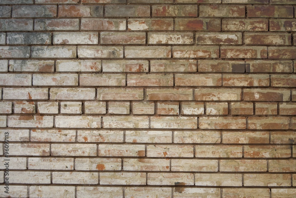 White brick wall for background or texture White brick wall for background or texture