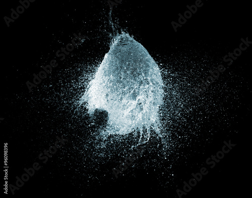 water balloon explosion
