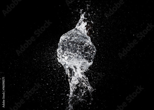 water balloon explosion
