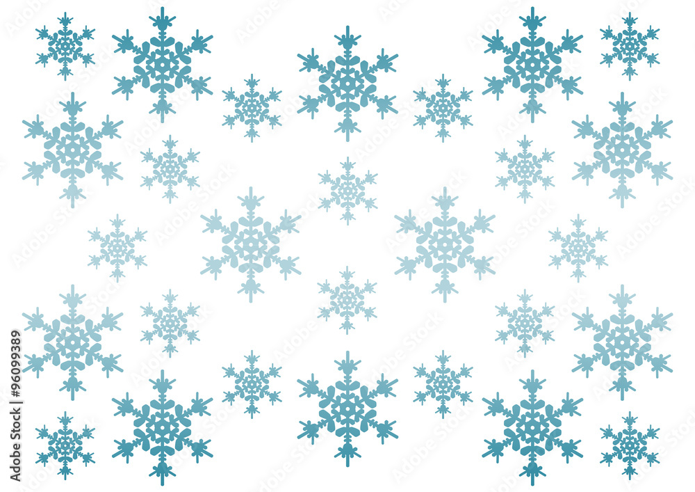 雪の結晶 イラスト 背景素材 Stock ベクター Adobe Stock