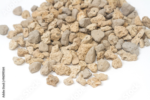 Fotografie pumice pebbles for gardening ( lightweight volcanic rock )