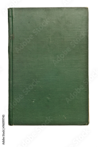 Antique book from the 1800's isolated on white background