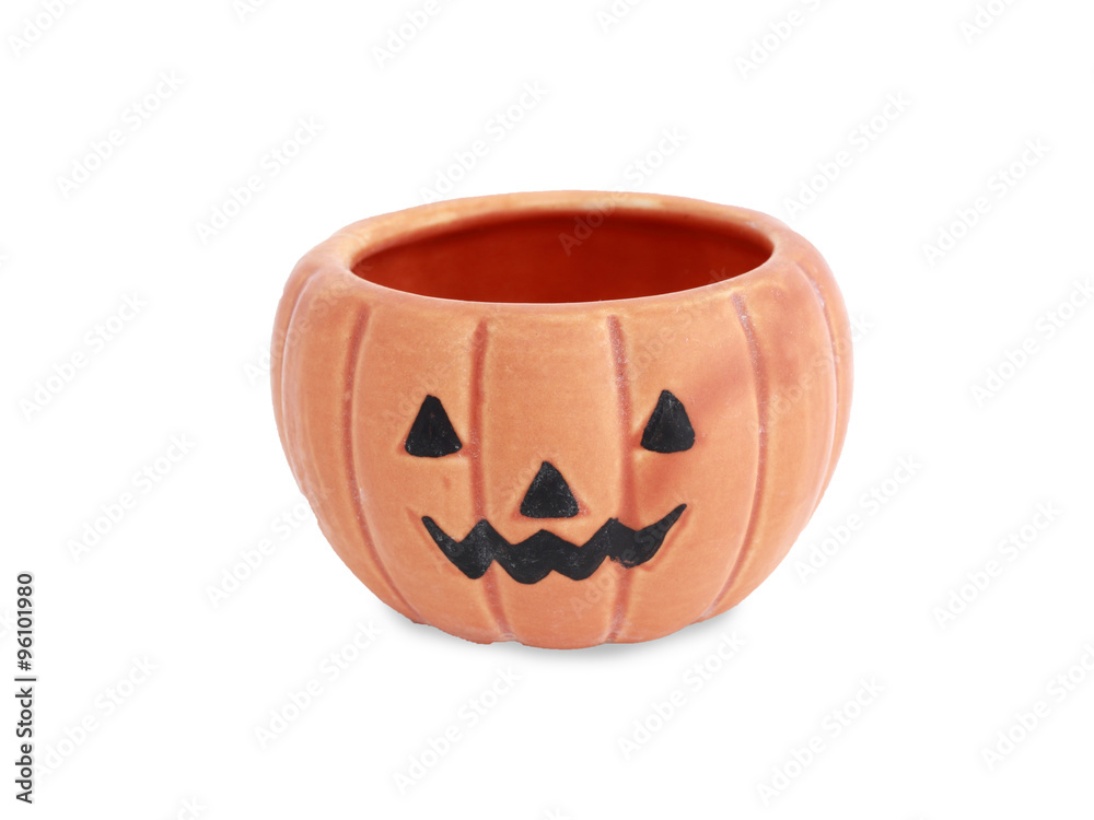 Halloween pumpkin isolated on white background Halloween pumpkin isolated on white background