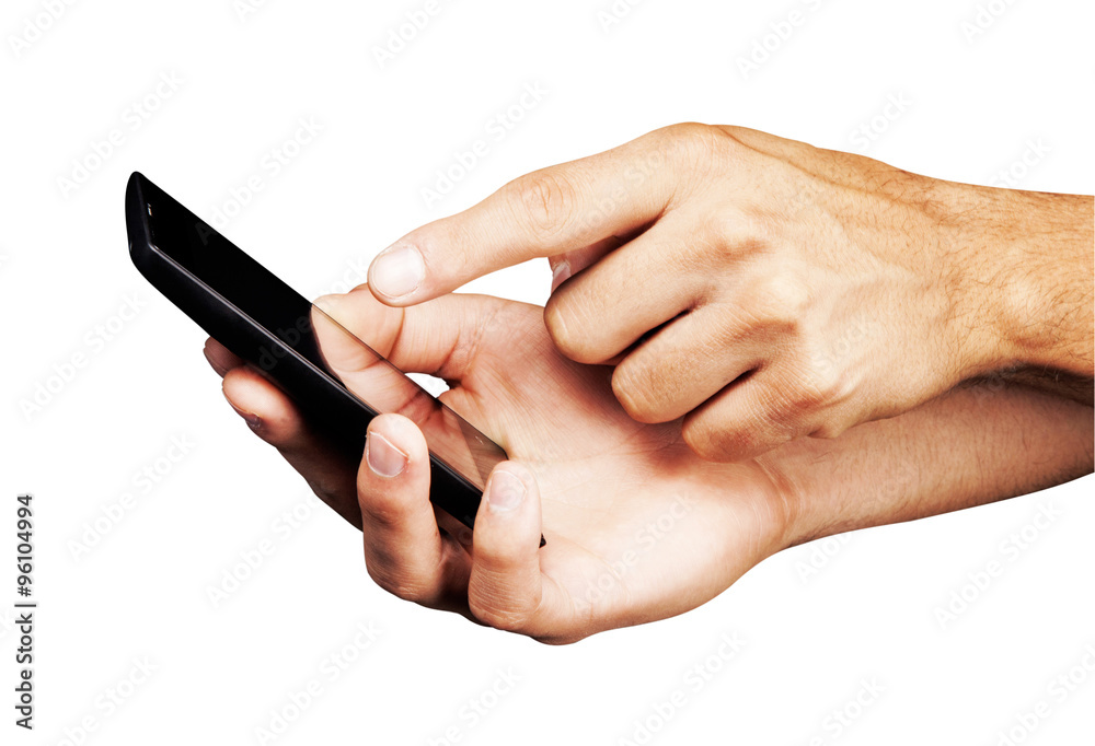 Hand with cellphone Hand with cellphone