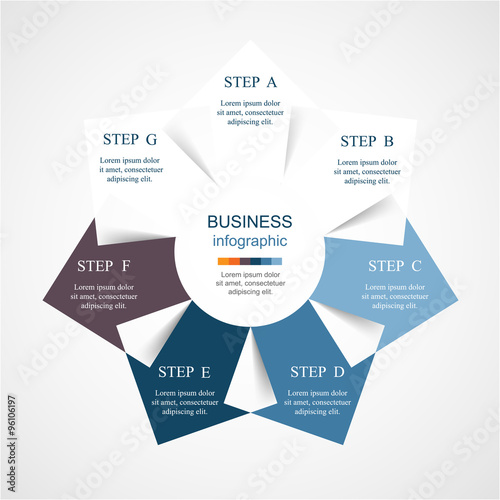Vector infographic template