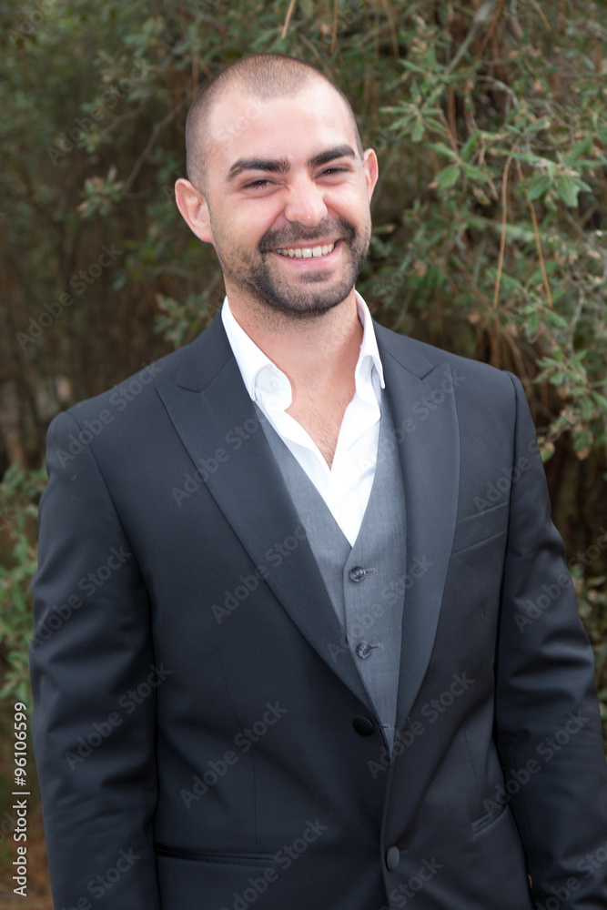 Happy Man smiling at the camera outdoor Happy Man smiling at the camera outdoor