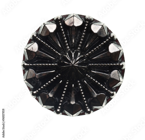 Antique Victorian glass button