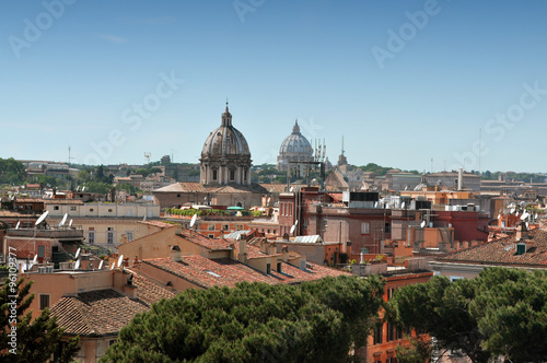 Panoramic view of Rome 