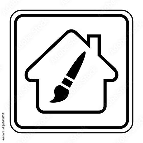 Logo maison et travaux.