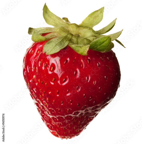 fresh strawberry isolated on white background