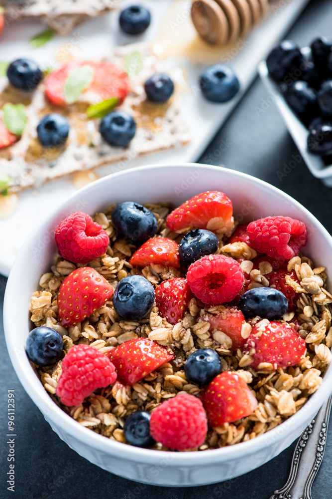 Healthy breakfast concept Healthy breakfast concept