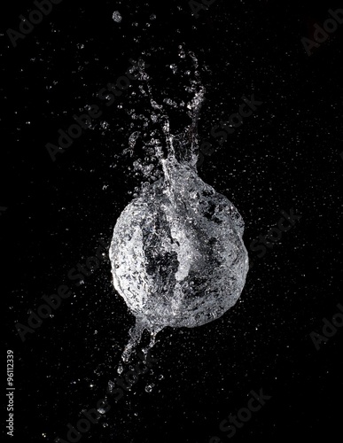 water balloon explosion