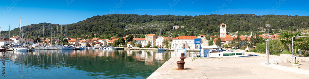 Panorama of Veli Iz on the island of Iz in Croatia. Panorama of Veli Iz on the island of Iz in Croatia.