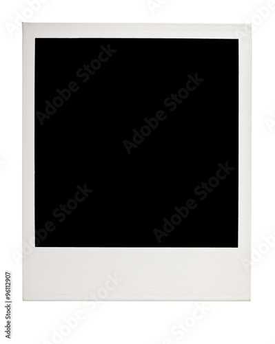 vintage snapshot frame isolated