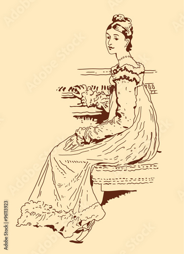 woman sitting on the piano