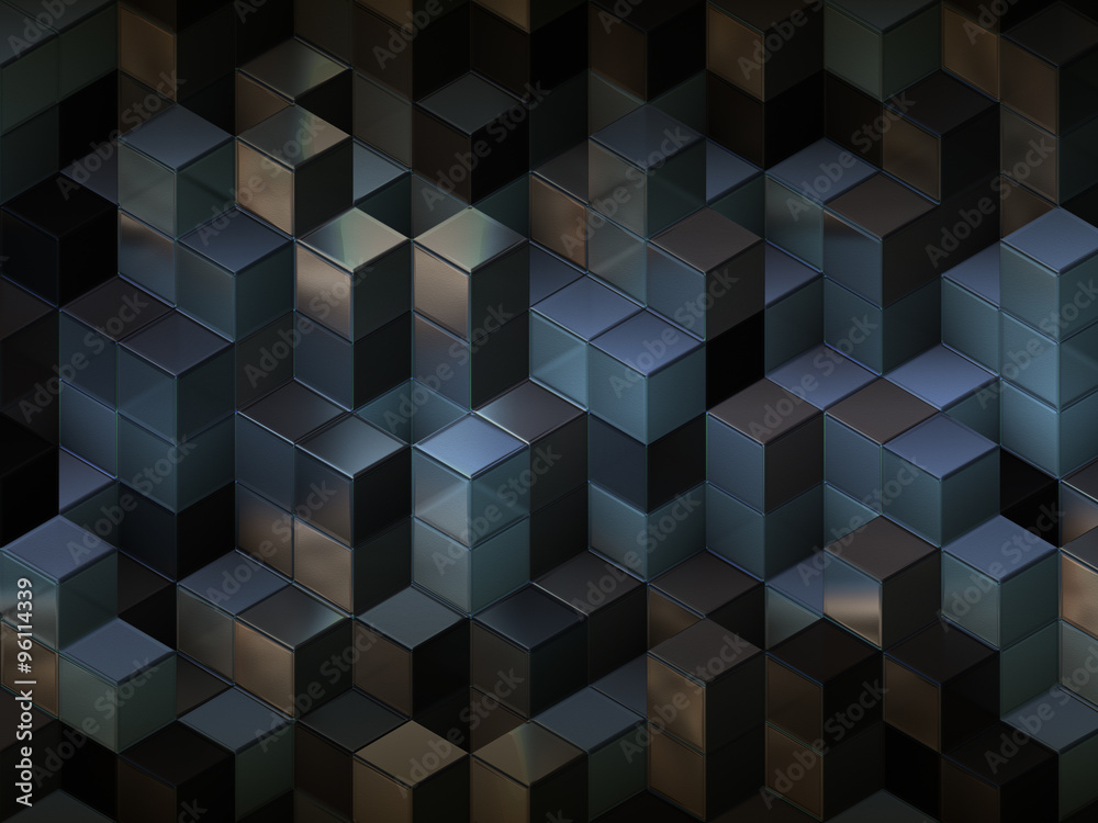 3D cubes abstract background 3D cubes abstract background