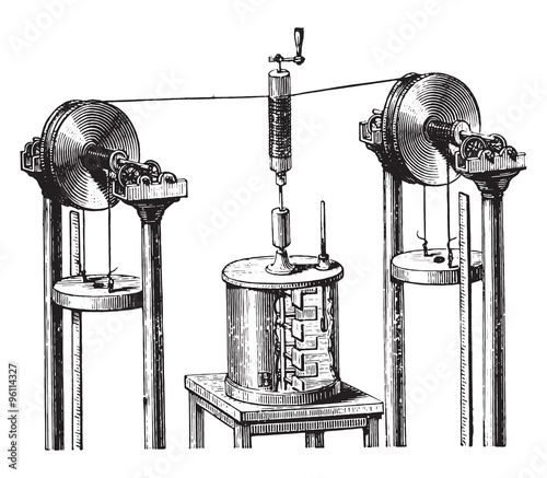 Joule apparatus for determining the mechanical equivalent of hea