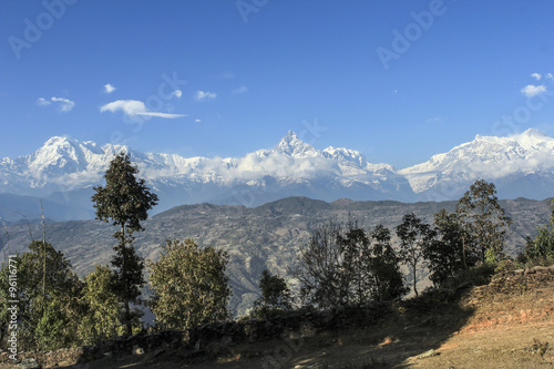 view to Dhaulagiri - Nepal