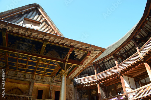 Shakespeares globe medieval theatre, London