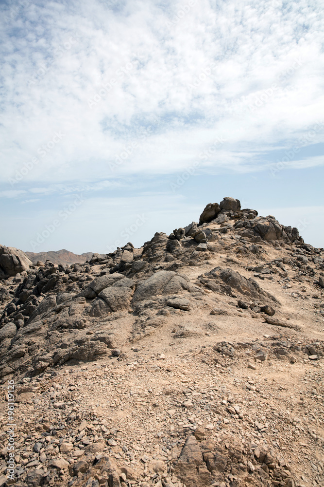 Desert nature in egypt travel