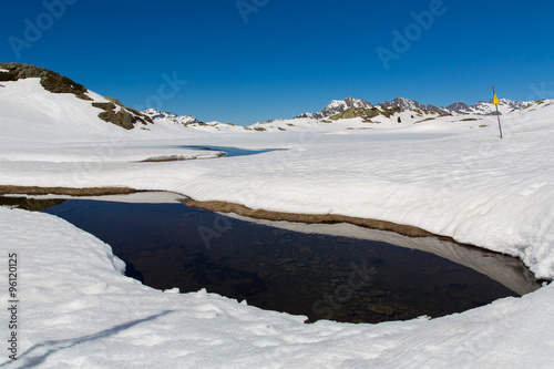 Alps in winter photo