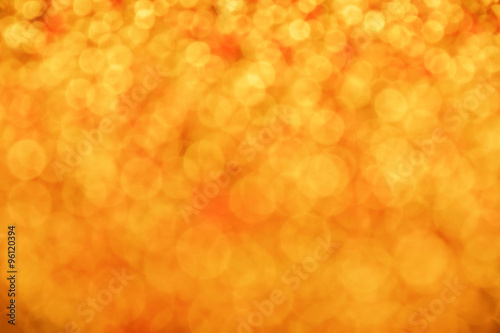 Golden glitter light christmas abstract blur background