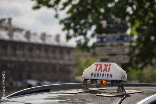 Paris Taxi Sign